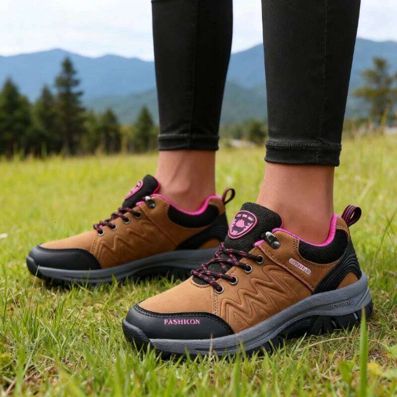 Outdoor Sneakers Fashionable Non Slip Durable Hiking Shoes High-quality Design Platform Low Cut Casual Women's Shoe 2025