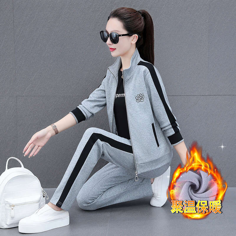 Spring Autumn Chic Sportswear Suit Women's 2026 New Fashion Loose Long Sleeve Jacket +Pants Female Casual two-Piece Suits 4 color