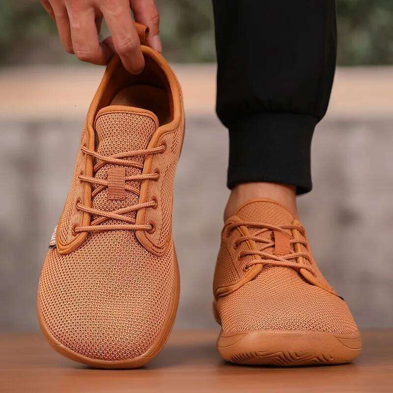 Men's Lightweight Casual Wide Toe Sneakers Non Slip Comfortable Boat Unisex Barefoot Minimalist Shoes