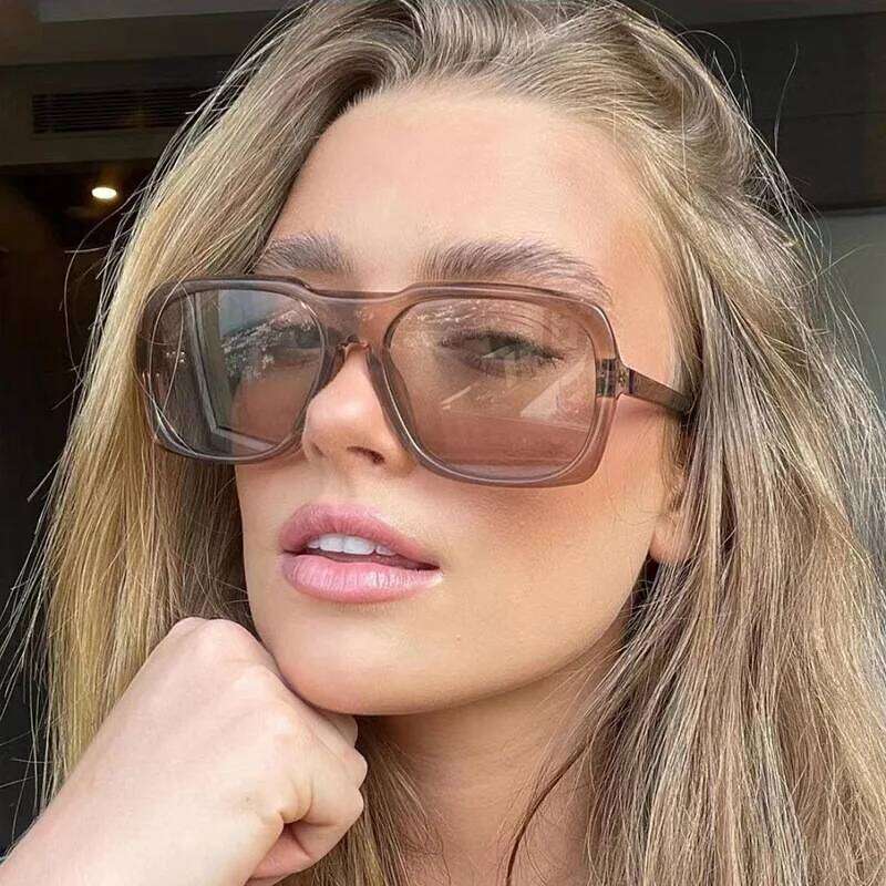 Vintage Brand Designer Square Sunglasses Woman Fashion Retro Candy Colors Glasses Female UV400 Shades 26W0224