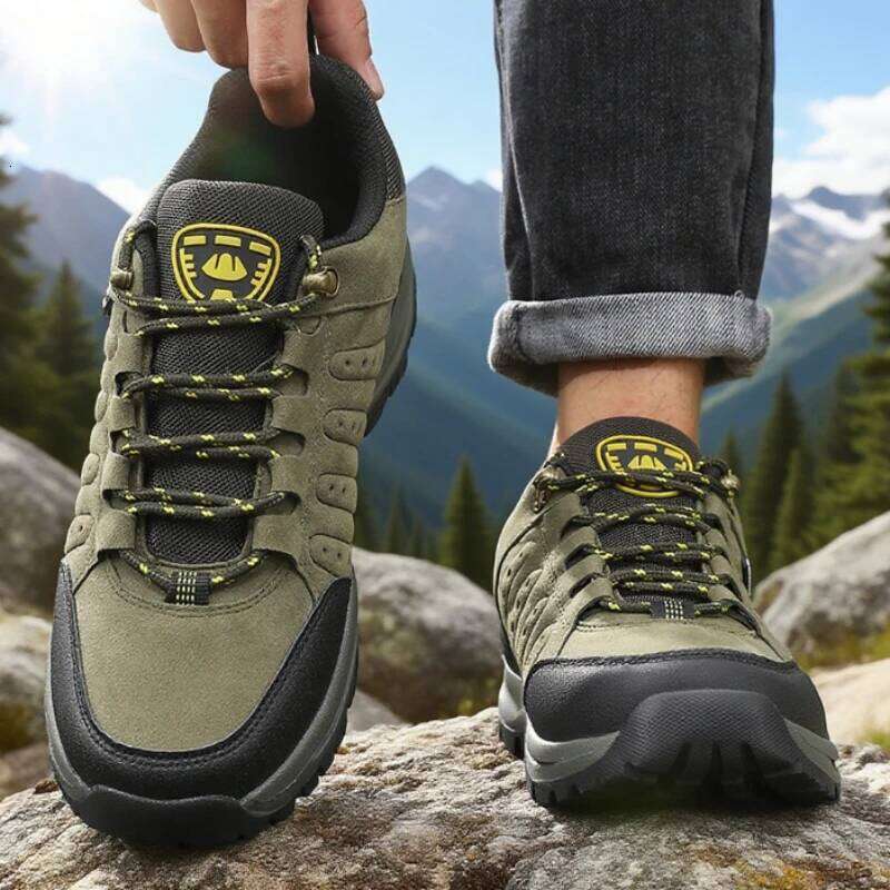 Outdoor Hiking for Men Classic Fashion High-quality Anti Slip Sneakers Comfort Breath Travel Footwear Autumn Men's Shoes