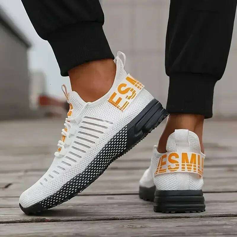 Comfortable Men's Mesh Sports Lightweight Breathable Fashionable Jogging Training Outdoor Entertainment Men Shoes