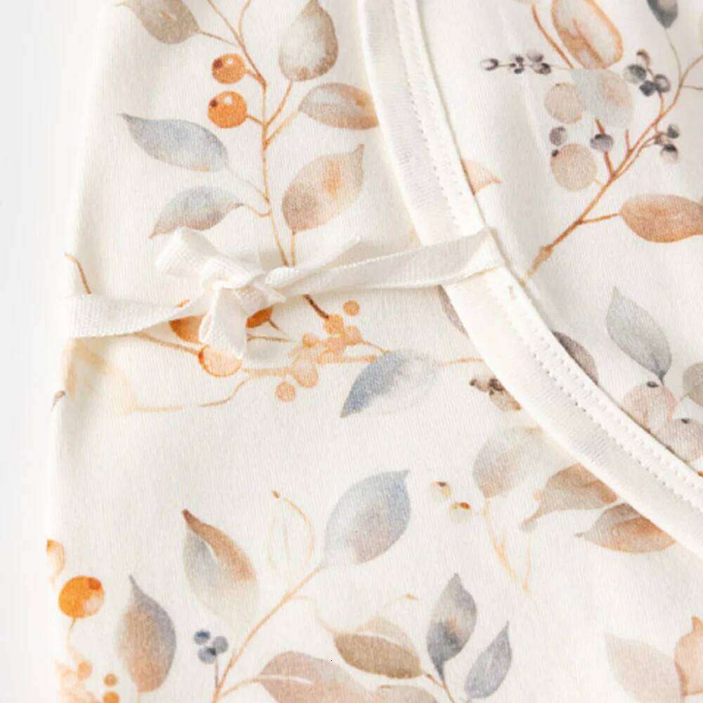 Rompers Long Sleeve Cotton Floral Newborn Clothes Spring Autumn 0 6 Months Hospital Baby Girl Jumpsuit 26H0224