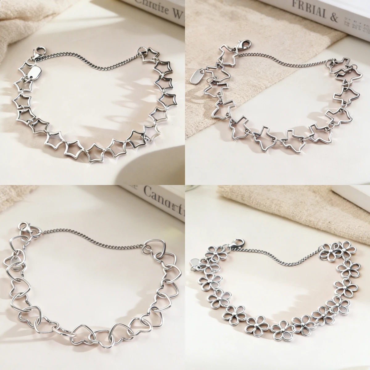 Pure silver bracelet series JA classic and beautiful bracelet can be DIY charm pendant create your own bracelet 260208
