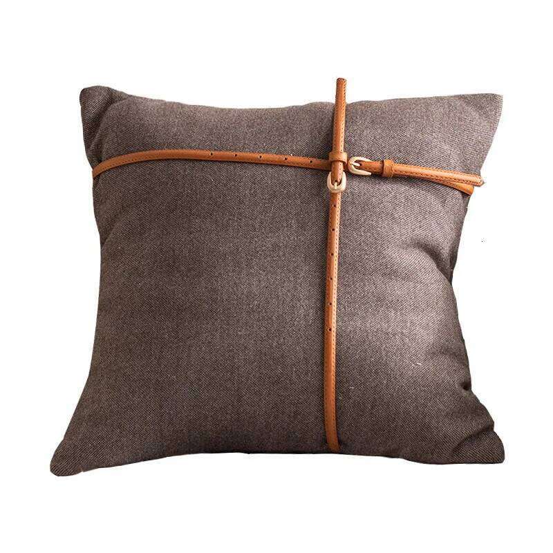 Horse Inches Throw Croker - Simple Modern Style Leather Decoration Couch Cushion Pillow Cover Withour Core
