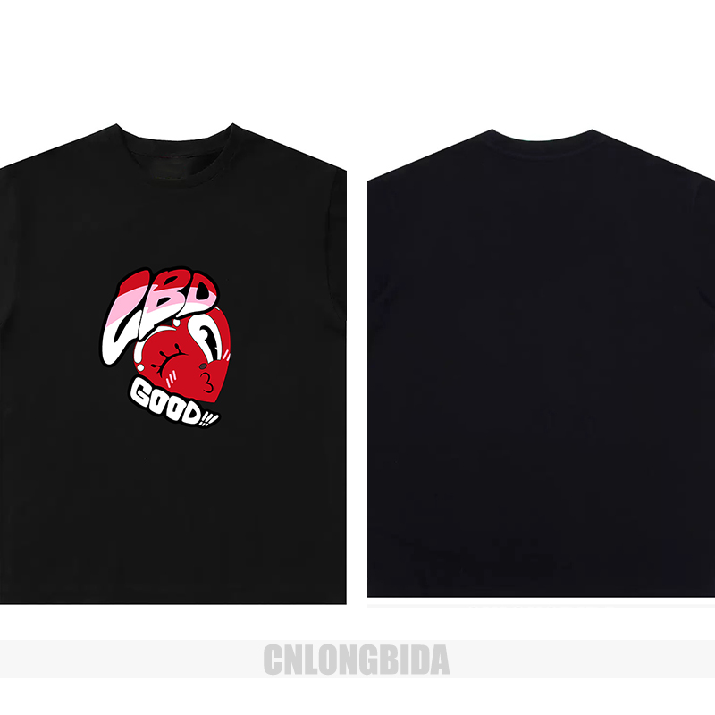 Women's T-Shirt Hoodie, long sleeve New Pure Cotton Versatile Luxury Short-Sleeve T-Shirt for Men and Women