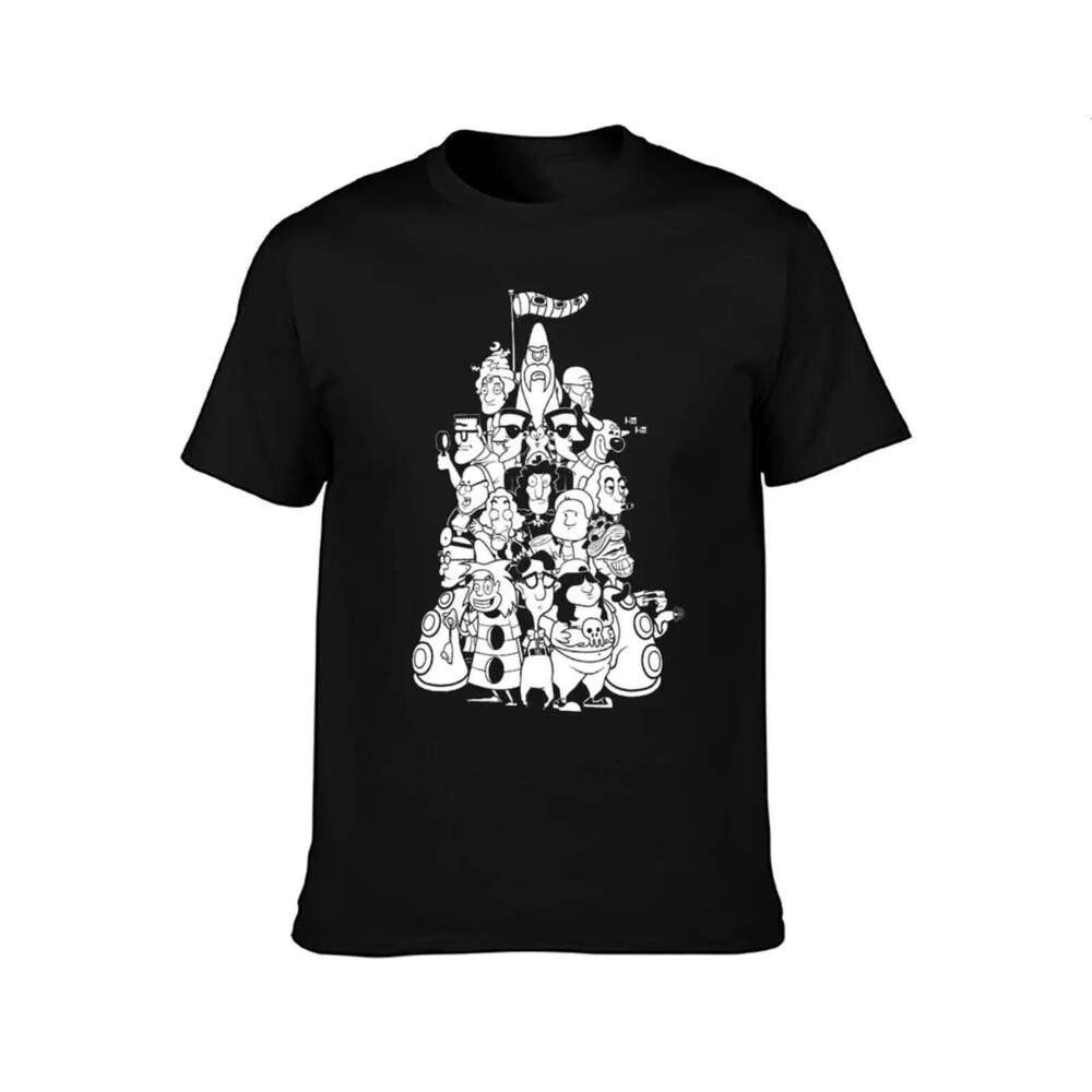 Day at the Mansion graphic shirts for man pack t shirt men 100% cotton brand T-Shirt H260224