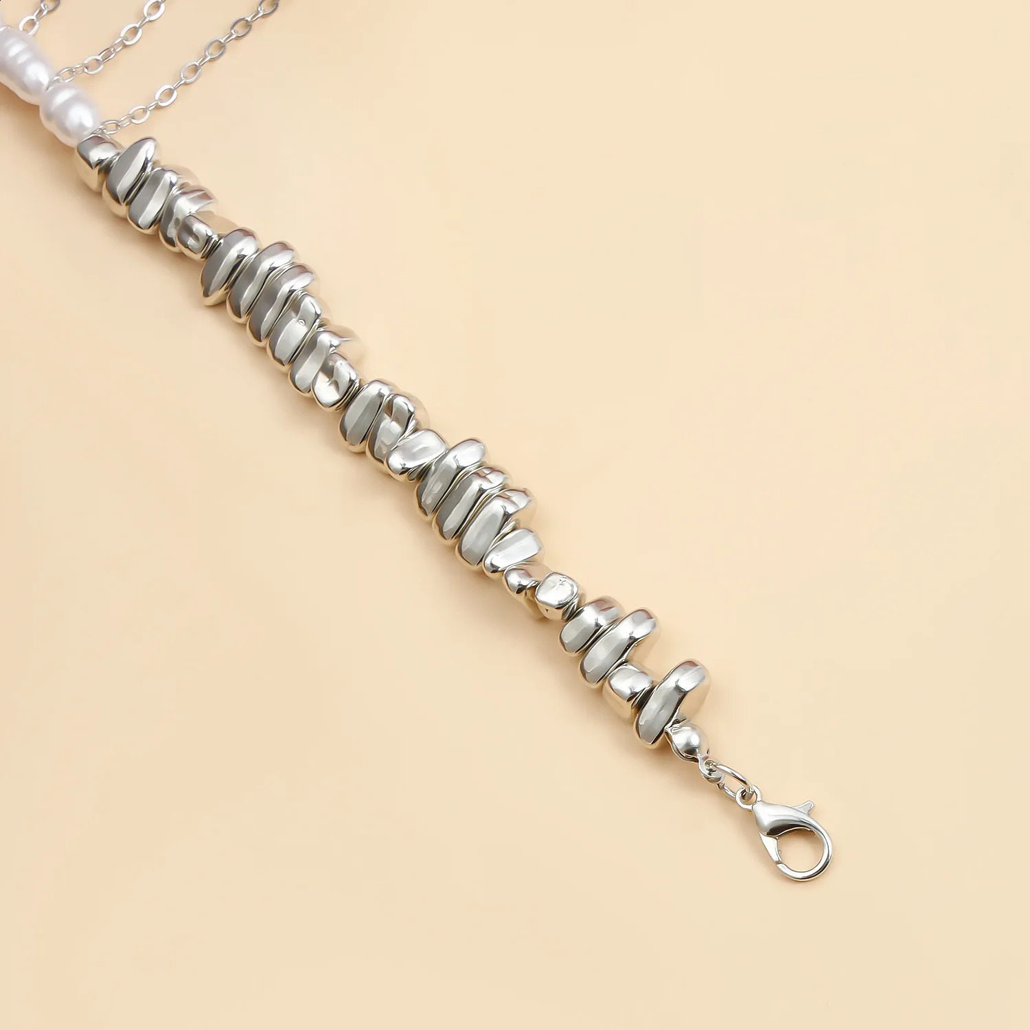 LATS Versatile Beaded Tassels Necklace Adjustable Length Neckchain for Party Wear Fashion Jewelry Accessories Gift 260206