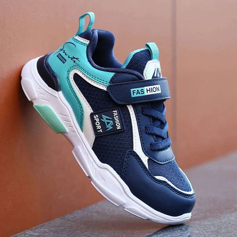 Kids' Sneakers Children Casual Sports for Boys Breathable Summer Mesh Kids Hook&Loop Students Girls School Running Shoes 26W0224