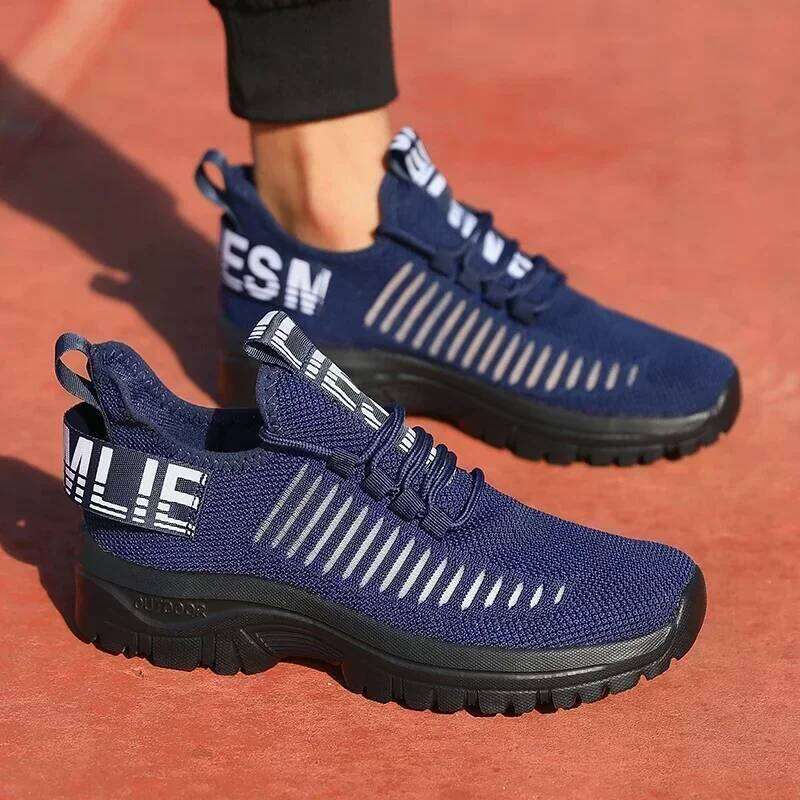 Men's Running Comfortable Correction Arch Support Breathable Mesh Straps Casual Gym Training Travel Sports Shoes