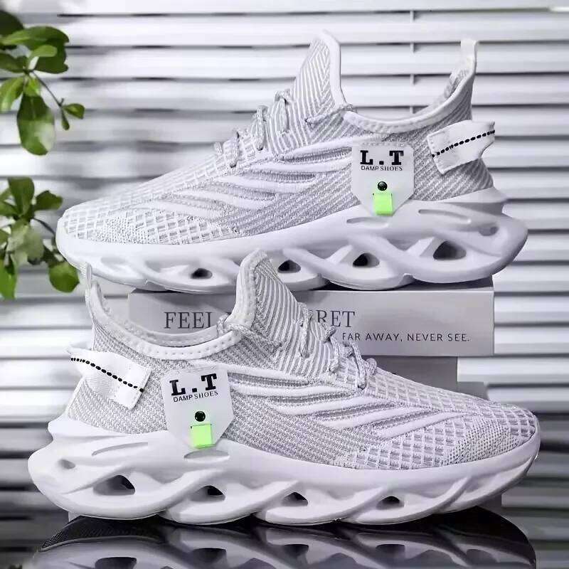 2025 Men's Sports Summer Lightweight Fashion Mesh Soft Comfortable Outdoor Anti Slip Casual Shoes Tenis Masculino