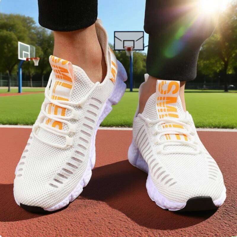 Men Running Shoes Classic Mesh Design Breathable Comfortable High Quality Casual Shoe Trendy Versatile Training Lace Up Sneakers