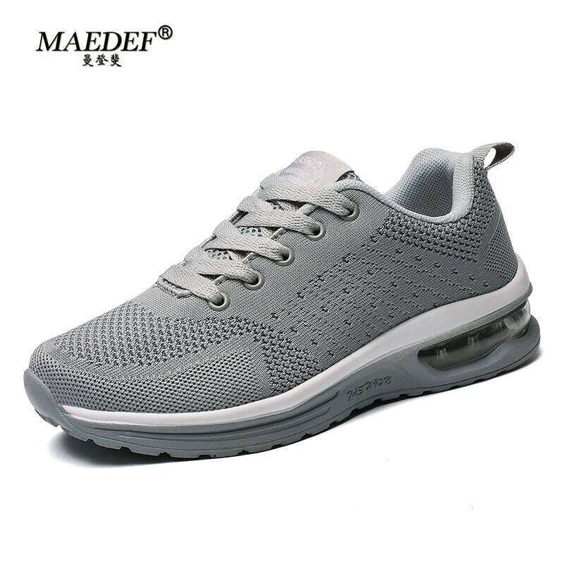 MAEDEF Sneakers Running Breathable Women Lightweight Air Cushion Trainers Durable Fashion Sports Shoes for Men