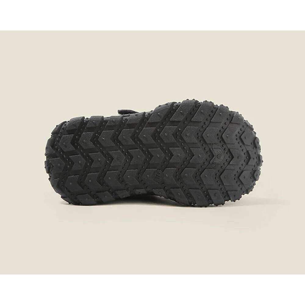 PU Leather Sport Children Montaining Hiking Running Shoes For Boys Girls Anti-slippery Breathable Kid's Sneakers 26W0224