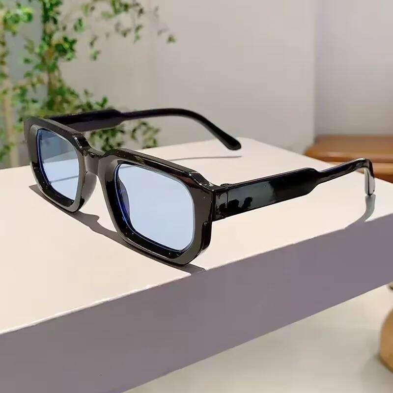 New Men Vintage Rectangle Frame Sunglasses Fashion Retro Sun Luxury Brand Design Glasses UV400 Eyewear Women Goggles 26W0224