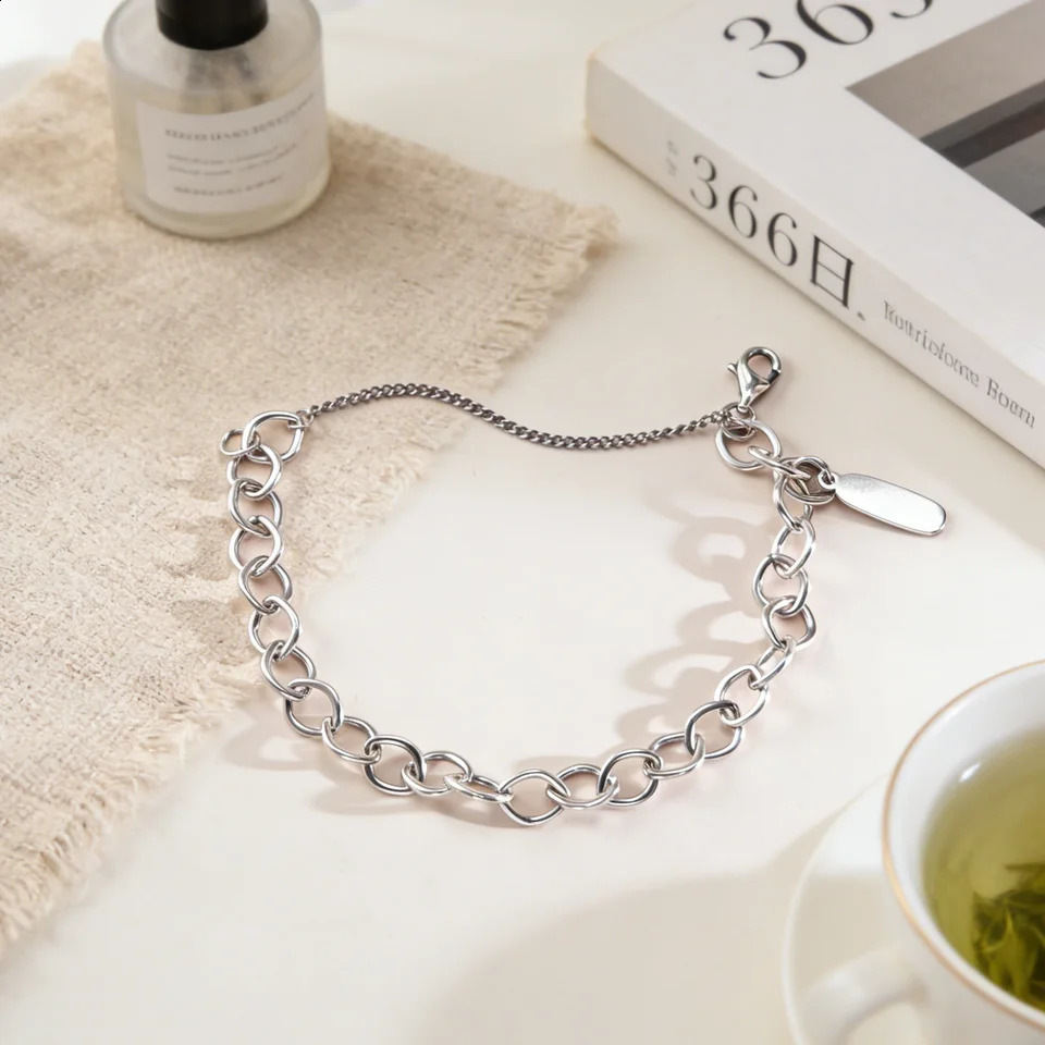 Pure silver bracelet series JA classic and beautiful bracelet can be DIY charm pendant create your own bracelet 260208