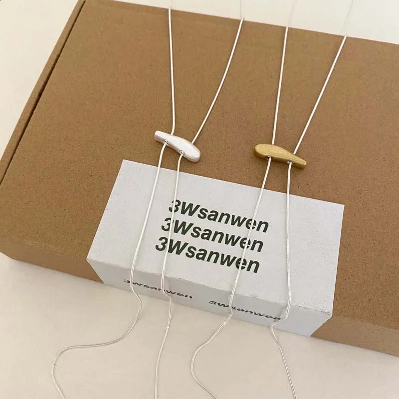 Minimalist Silver Color Matte Snake Bone Chain Necklace for Women Fashion Adjustable Long Sweater Chain Neck Jewelry 260208