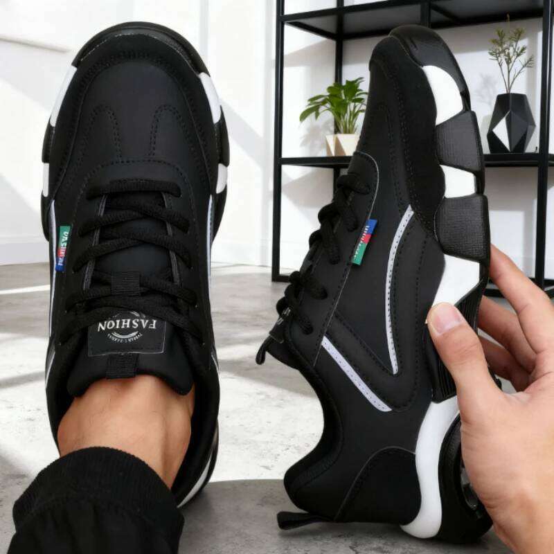New Sneakers Patchwork Design Comfortable Rebound Hiking Waterproof Fit Modern Classic Spring and Autumn Men's Shoes