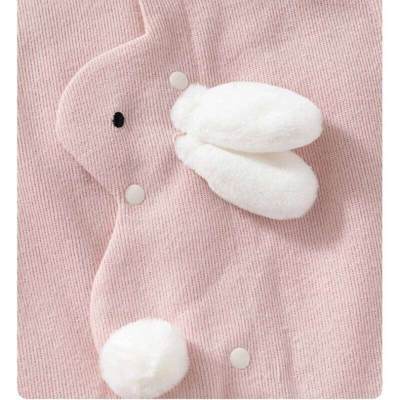 Baby Girl's Autumn Comfort Outfit Cute Bunny Suspender Pants & Striped T-Shirt 2-Piece Set Halloween Long-Sleeve Romper 26H0224