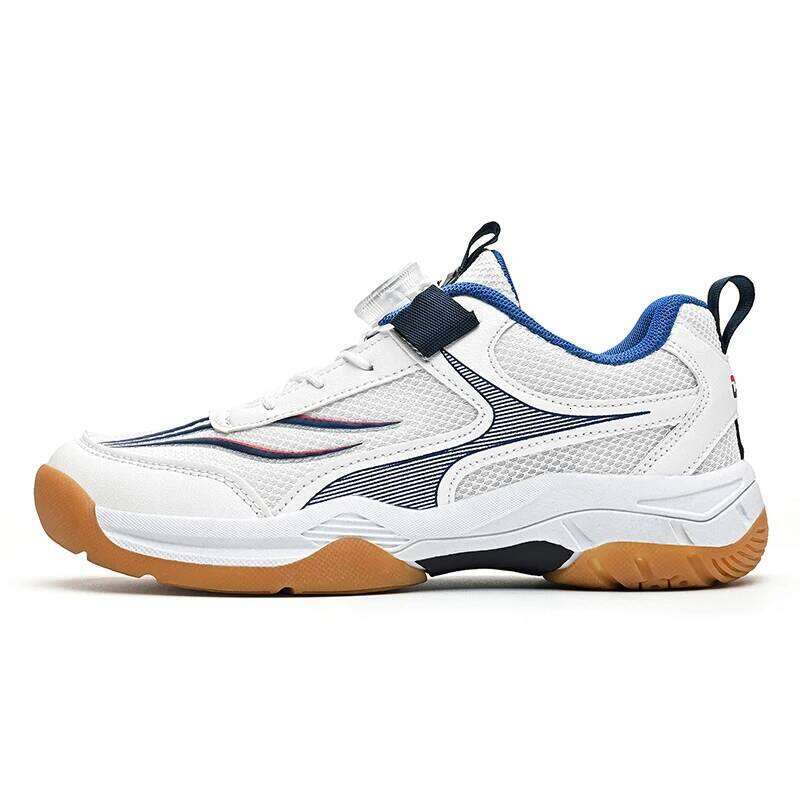 Children's badminton shoes 2026 High quality New Anti-slip wear-resistant Rotating buckle Professionalism Table tennis sneakers 26W0224
