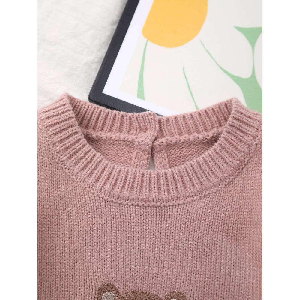 2026 Spring and Autumn New Style Baby Girl Hooded Romper with Cute Bear Pattern One-Piece Jumpsuit 26H0224