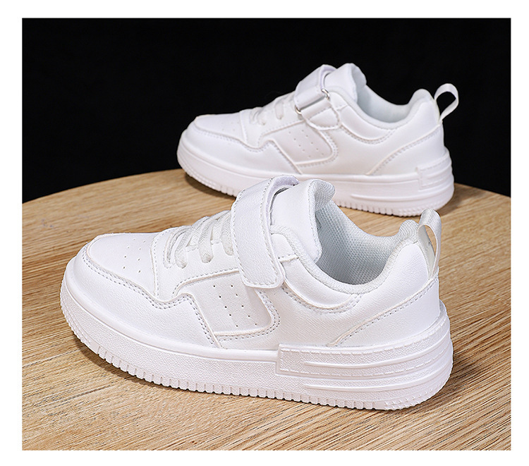 Free shipping Children's Sneakers Kids Fashion White Sports Casual Shoes Boys Girls Non Slip Tennis Outdoor Comfortable Walking Footwear