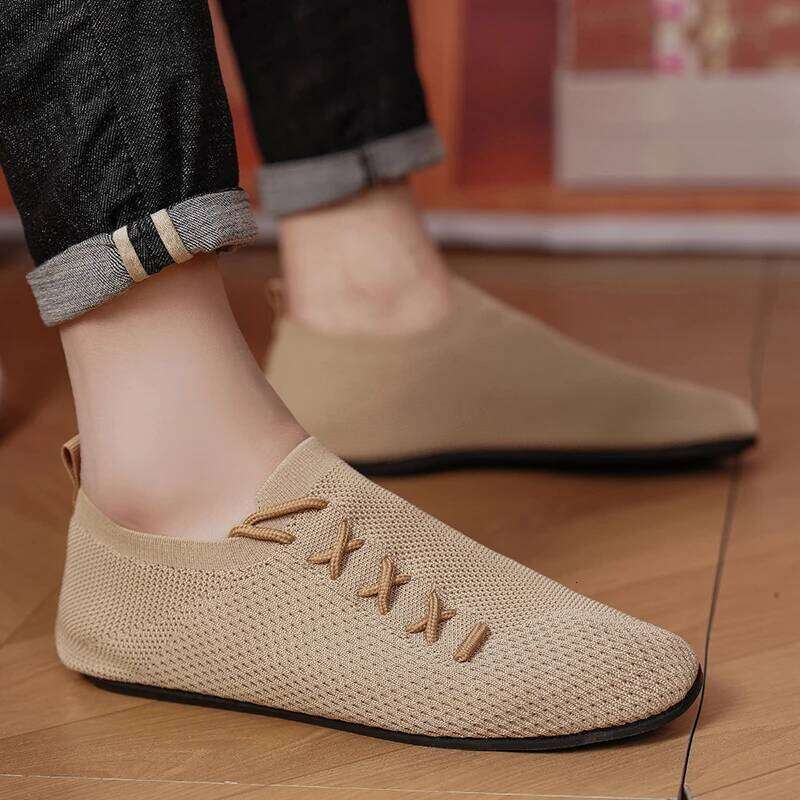 MAEDEF Casual Loafers Thin Bottom Male Shoes Lightweight Man Home Bedroom Slippers Mens Walking Shoe Loafer Moccasins