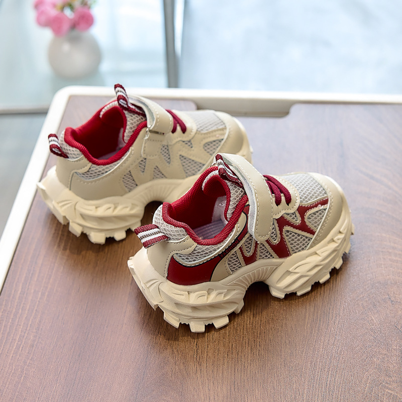 Free shipping Athletic Outdoor Sports Black White Kids Sneakers Baby Shoes Spring Autumn Winter Children Sports Shoes Toddlers Boys Girls Size 22-30