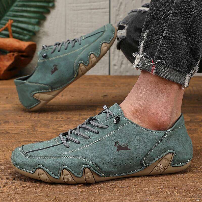 Men's Industrial Retro Style Boots Breathable Comfortable Lightweight Suitable for Outdoor Walking Daily Commuting Flat Shoes