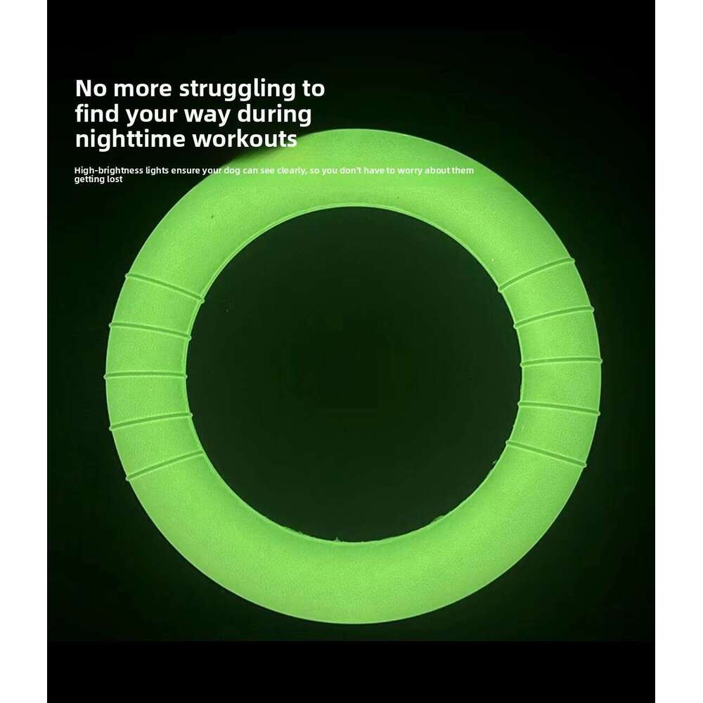 Luminous New Dog Training Pull Ring Pet Toy Outdoor Interactive Soft EVA Material Manufacturer Wholesale