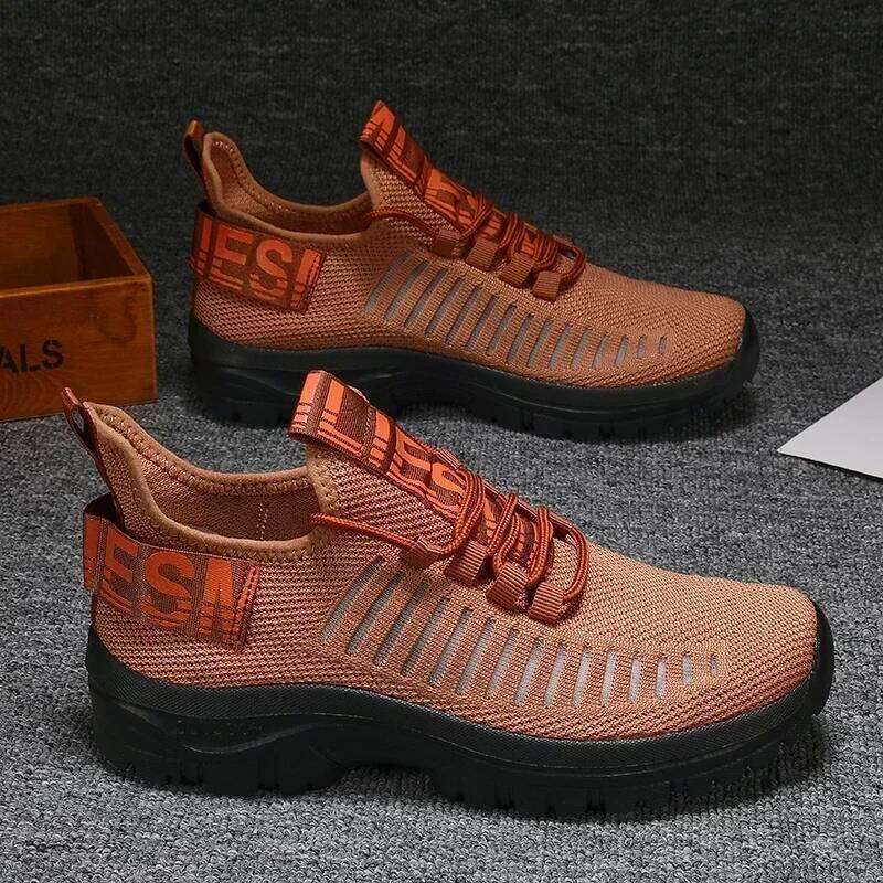 Men's Running Comfortable Correction Arch Support Breathable Mesh Straps Casual Gym Training Travel Sports Shoes