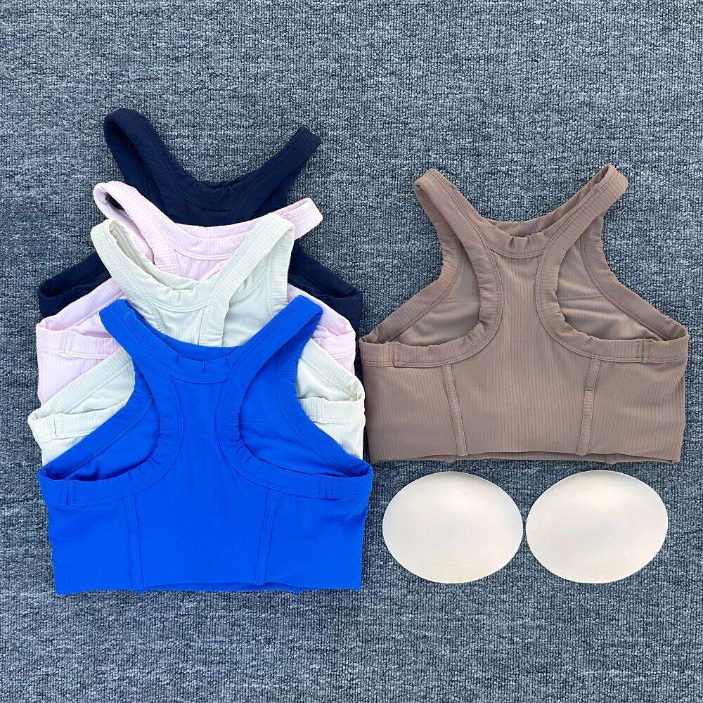 Breathable Fitness Women Seamless Yoga High Strength Shock-Absorbing Sports Bra Gym Workout Top 26Y0224
