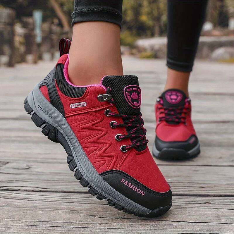 Women Outdoor Sports Platform Non Slip Casual Breathable Hiking Walking Sneakers Chunky Jogging Training Shoes