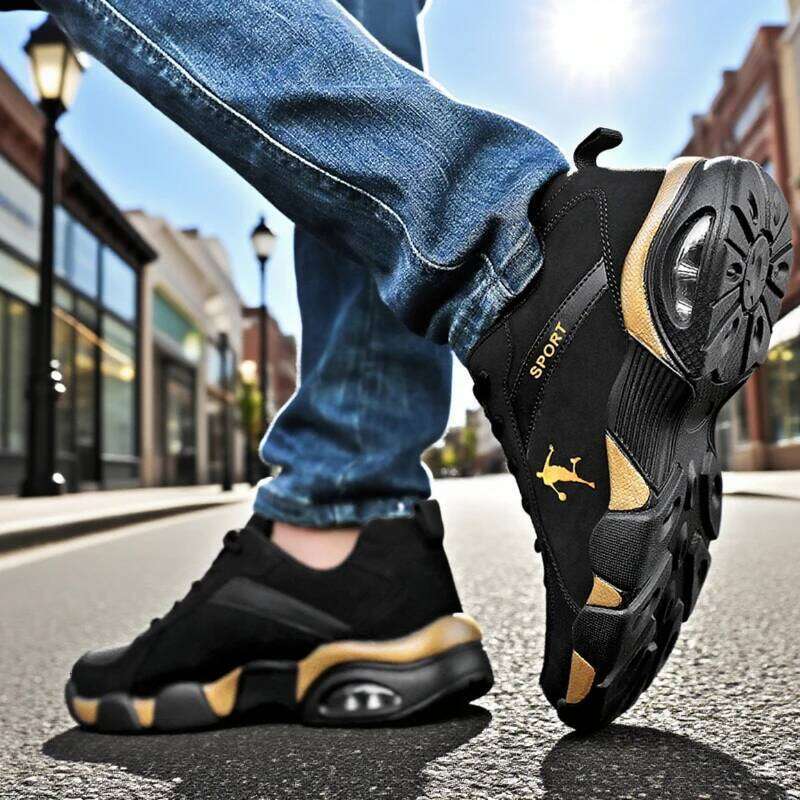 Anti Slip Comfortable Waterproof Breathable Lightweight Running Shoes Outdoor Basketball Men's Sneakers Hot Selling