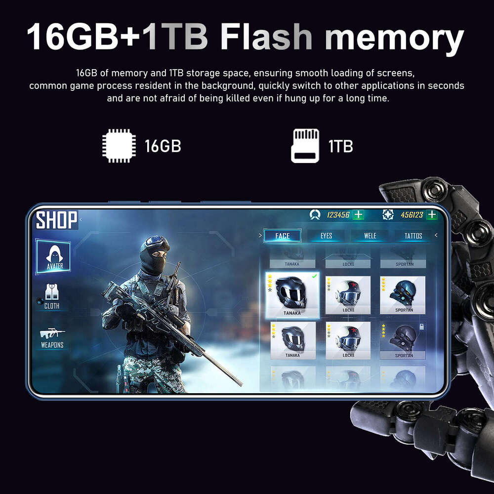 Famous Brand Cross Border Exclusive Smartphone GT Pro Android Inch Large Screen T Factory Price Hot Sale CKS