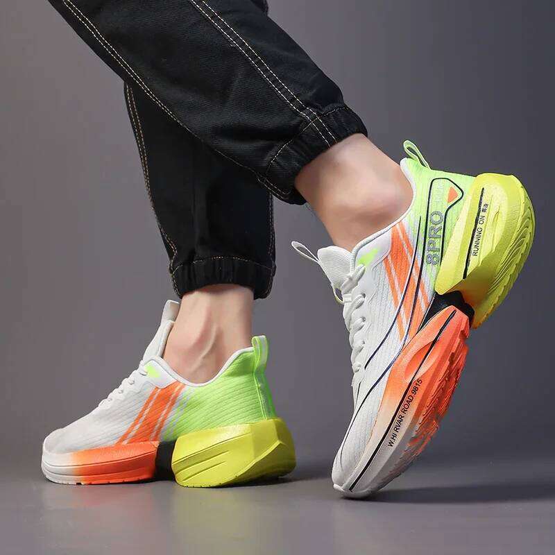 New Men's Sneakers 2025 Summer Professional Breathable Sports Training Shoe Outdoor Soft Sole Anti-Slip Couple Running Shoes Men