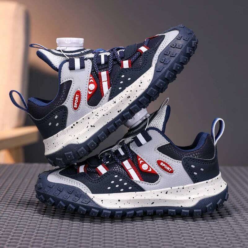 Children's Casual Rubber Wear-resistant Outsole Running Trendy Comfortable Convenient Sports Shoes for Kids 26W0224