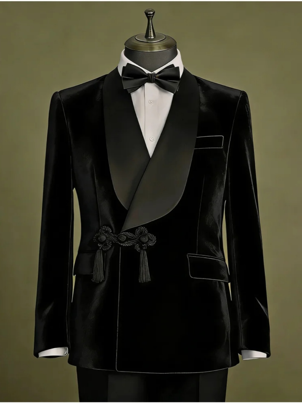 Vintage Man Tuxedos 1 Pcs Jacket Velvet Shawl Lapel Wedding Suit Simple Double Breasted Evening Groom Party Outfits Customized