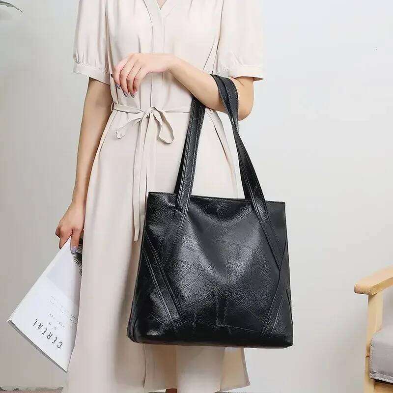 Interior Zipper Top-Handle Soft 2024 High Quality Bags for Women Casual Tote Fashion New Style Z260224