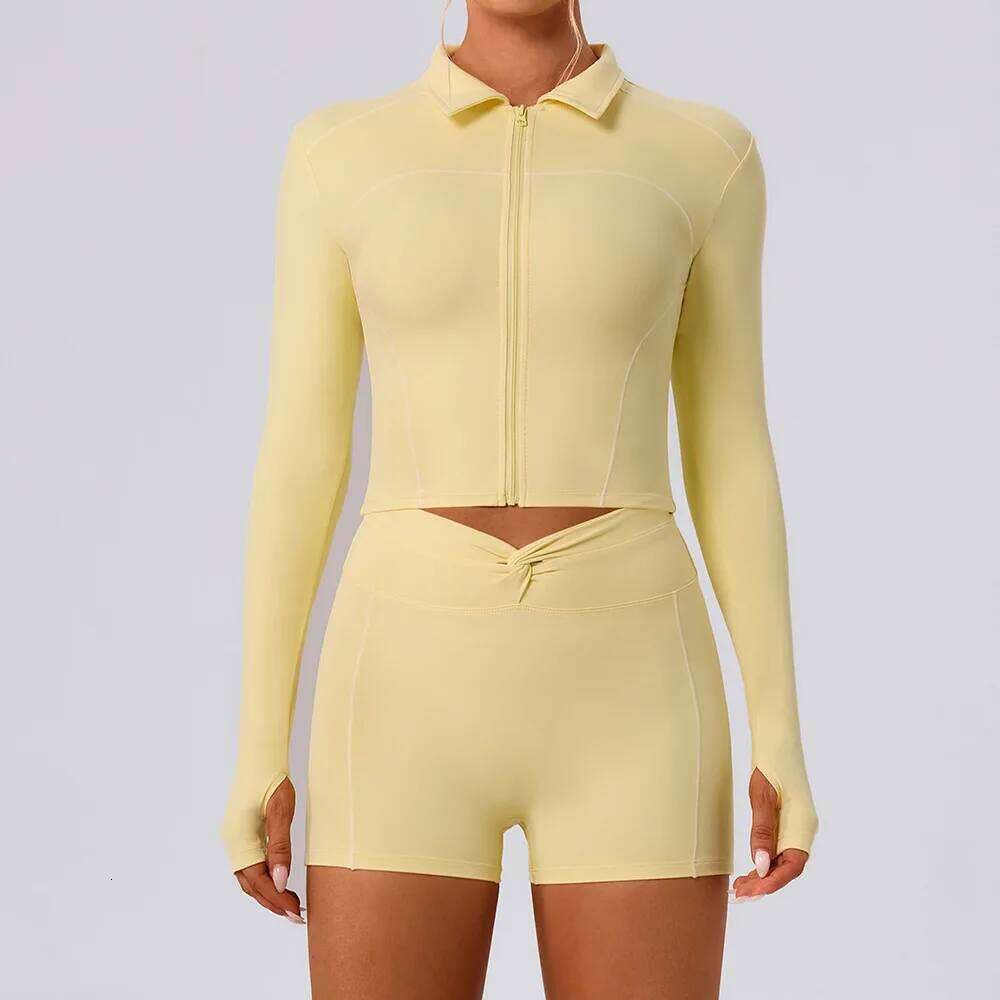 Women's Fitness Shirts Sports s Gym Yoga Long Sleeve Running Coats Female Workout Clothes For Cycling Activewear 26Y0224