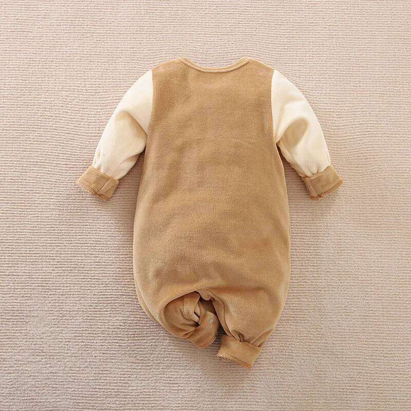 Christmas Cute 3d Elk Newborn Clothes Comfortable Soft 0-18 Boys Girls Spring And Autumn Long Sleeve Baby Jumpsuit 26H0224