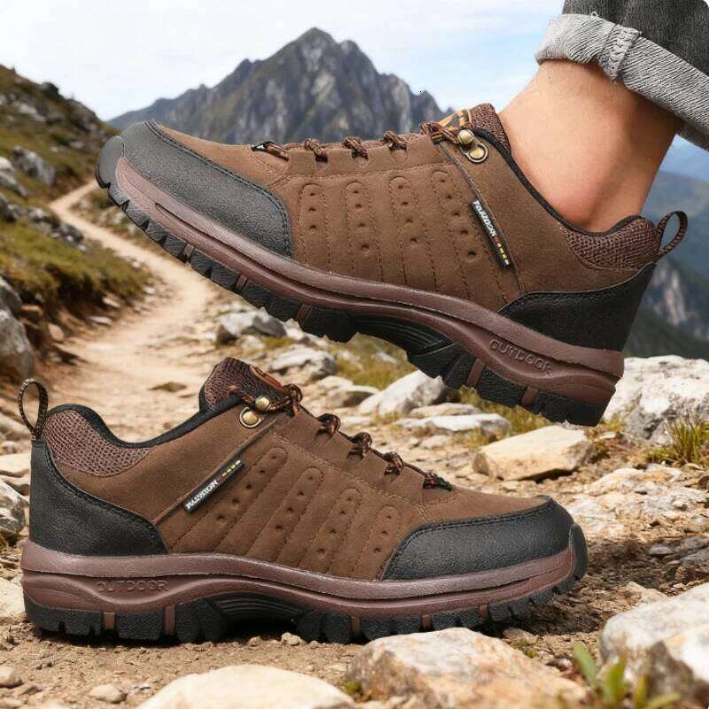 Outdoor Hiking for Men Classic Fashion High-quality Anti Slip Sneakers Comfort Breath Travel Footwear Autumn Men's Shoes