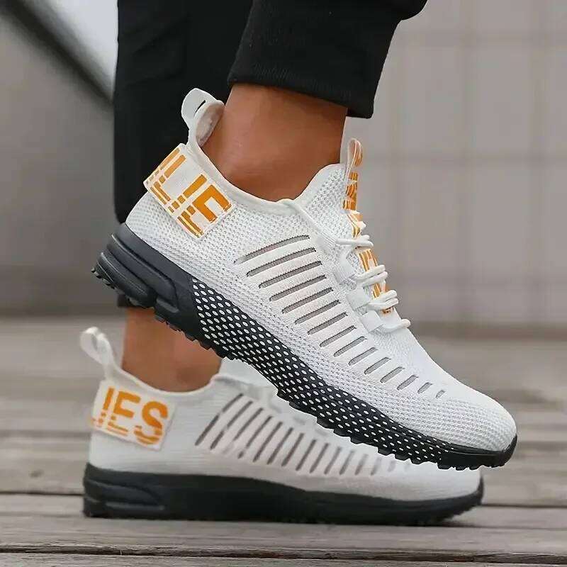 Comfortable Men's Mesh Sports Lightweight Breathable Fashionable Jogging Training Outdoor Entertainment Men Shoes