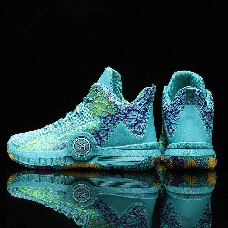 Men Professional Kids Men's Cushioning Light Basketball Sneakers Women Mesh Breathable Outdoor Sports Shoes 26W0224