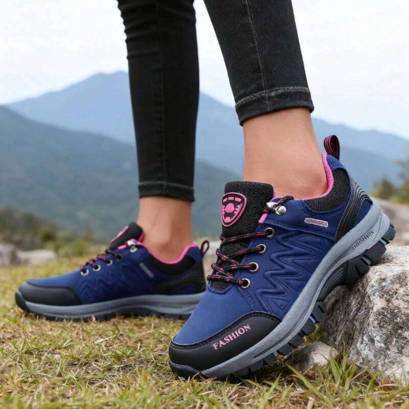 Outdoor Sneakers Fashionable Non Slip Durable Hiking Shoes High-quality Design Platform Low Cut Casual Women's Shoe 2025