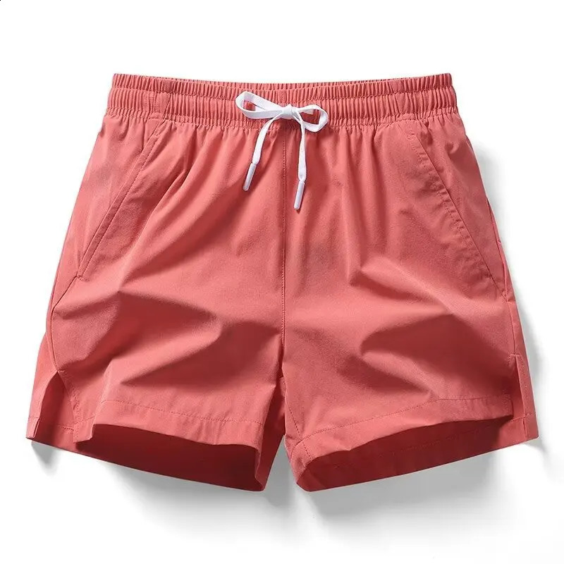1pcs Summer Men Ice Silk Shorts Quick Drying Running Gym Pants Homme Surf Ventilate Drawstring Casual Outdoor Sport Couple Short 260228