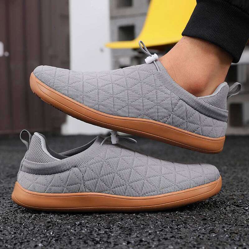 Men's Toe Box Shoes Minimalist Breatha Barefoot Casual Versatile Soft Sole Wide Last Shoe Lightweight Walking Sneakers