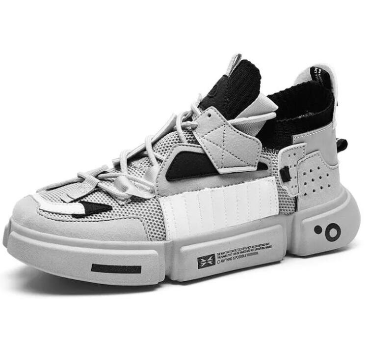 Men's shoes Kids big size Wu Dao autumn new breathable super hot couple shoes men's Korean version trendy color blocking personality interne