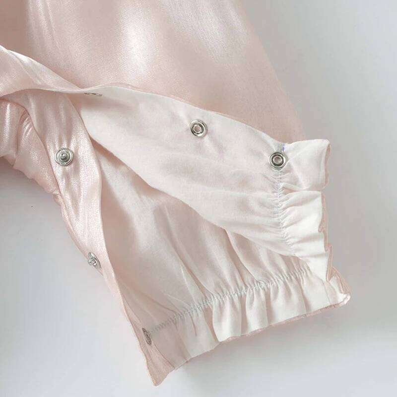 2Piece Spring Autumn Infant Girl Clothes Korean Cute Bow Princess Mesh Long Sleeve Jumpsuits Baby Rompers Newborn Items BC2009 26H0224