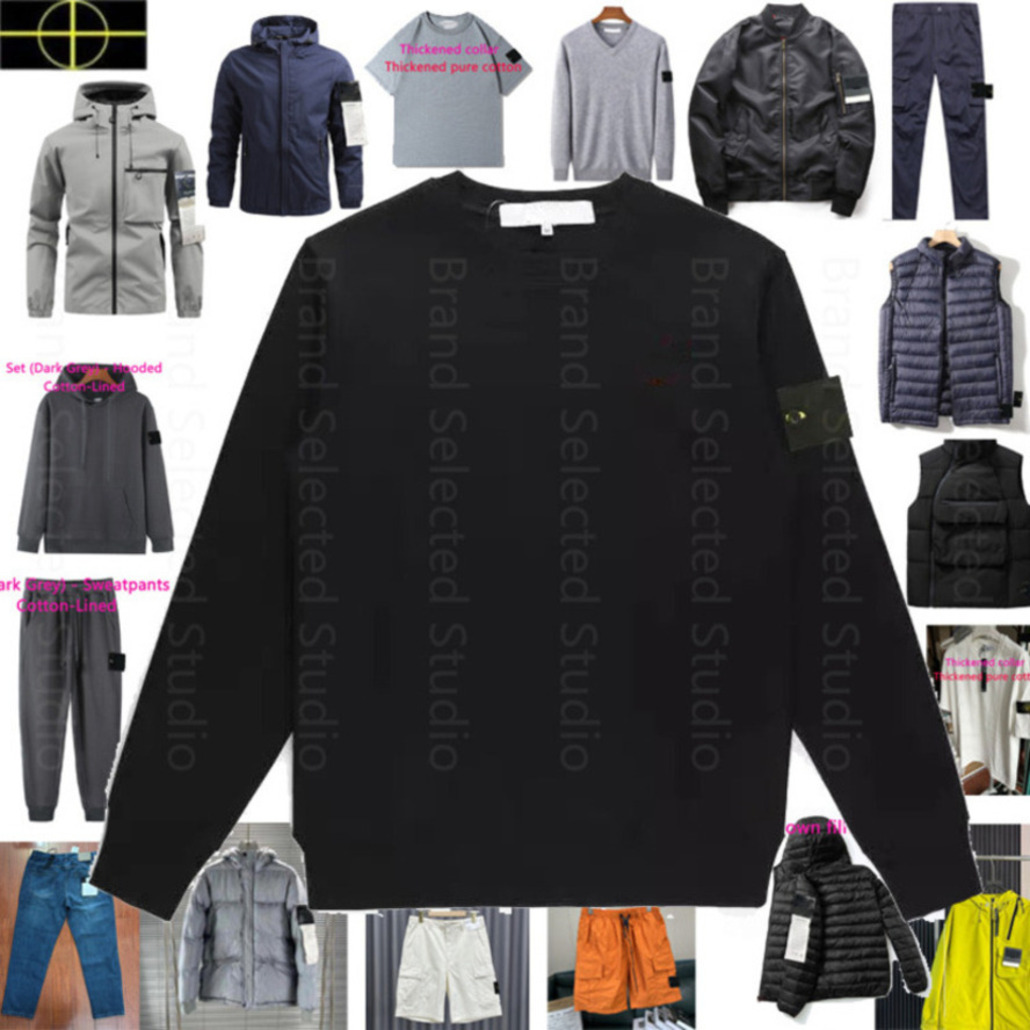 Topstony Mens Sweater Stone Jacket Lightweight Spring Hoodies Men's Fashion Pullover, Loose Fit Hip Hop Sweatshirt High Quality Stone Cotton Islanlys Sweater 8Df